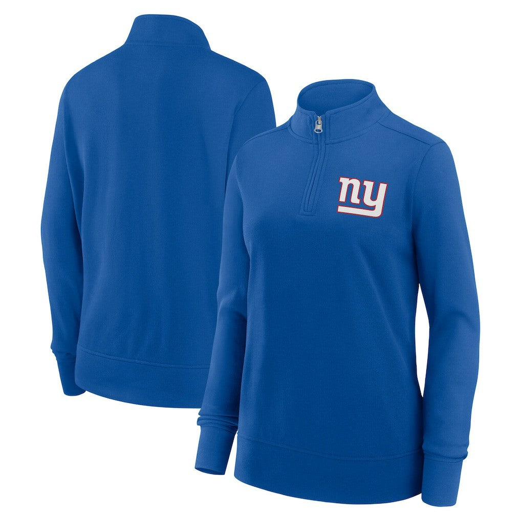 New York Giants  Logo Athletic Women's Velocity Quarter-Zip Jacket