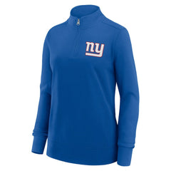 New York Giants  Logo Athletic Women's Velocity Quarter-Zip Jacket