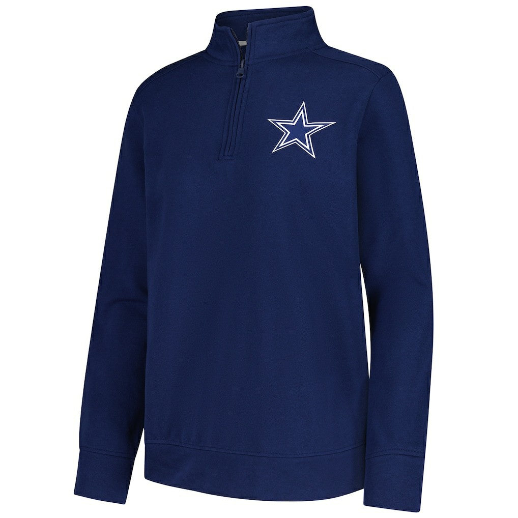Dallas Cowboys  Logo Athletic Women's Velocity Quarter-Zip Jacket