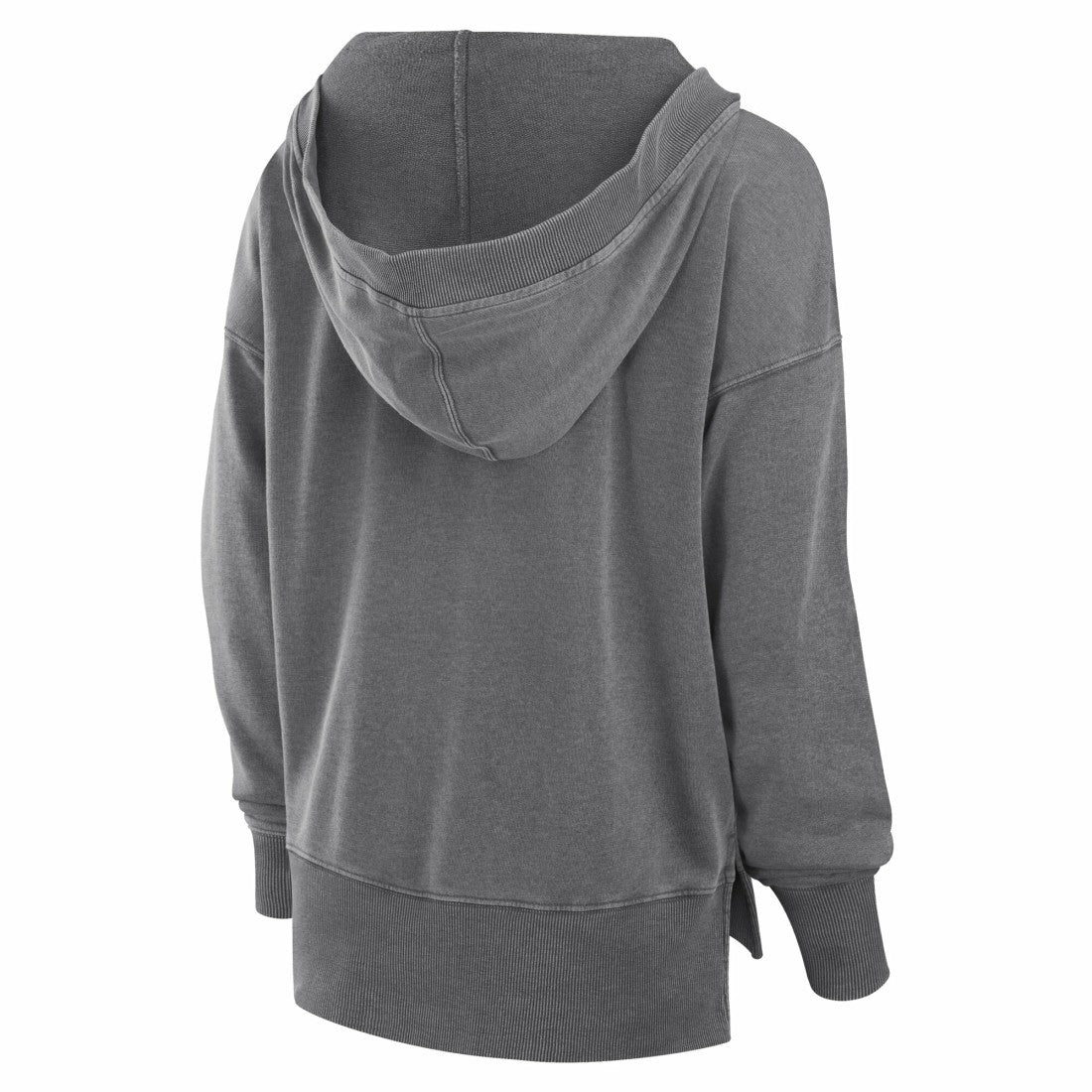 New York Jets Fanatics Women's Initiative Snow Wash French Terry V-Neck Pullover Hoodie