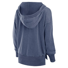 Seattle Seahawks Fanatics Women's Initiative Snow Wash French Terry V-Neck Pullover Hoodie