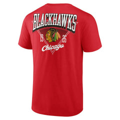 Chicago Blackhawks Logo Athletic Never Over T-Shirt Discount