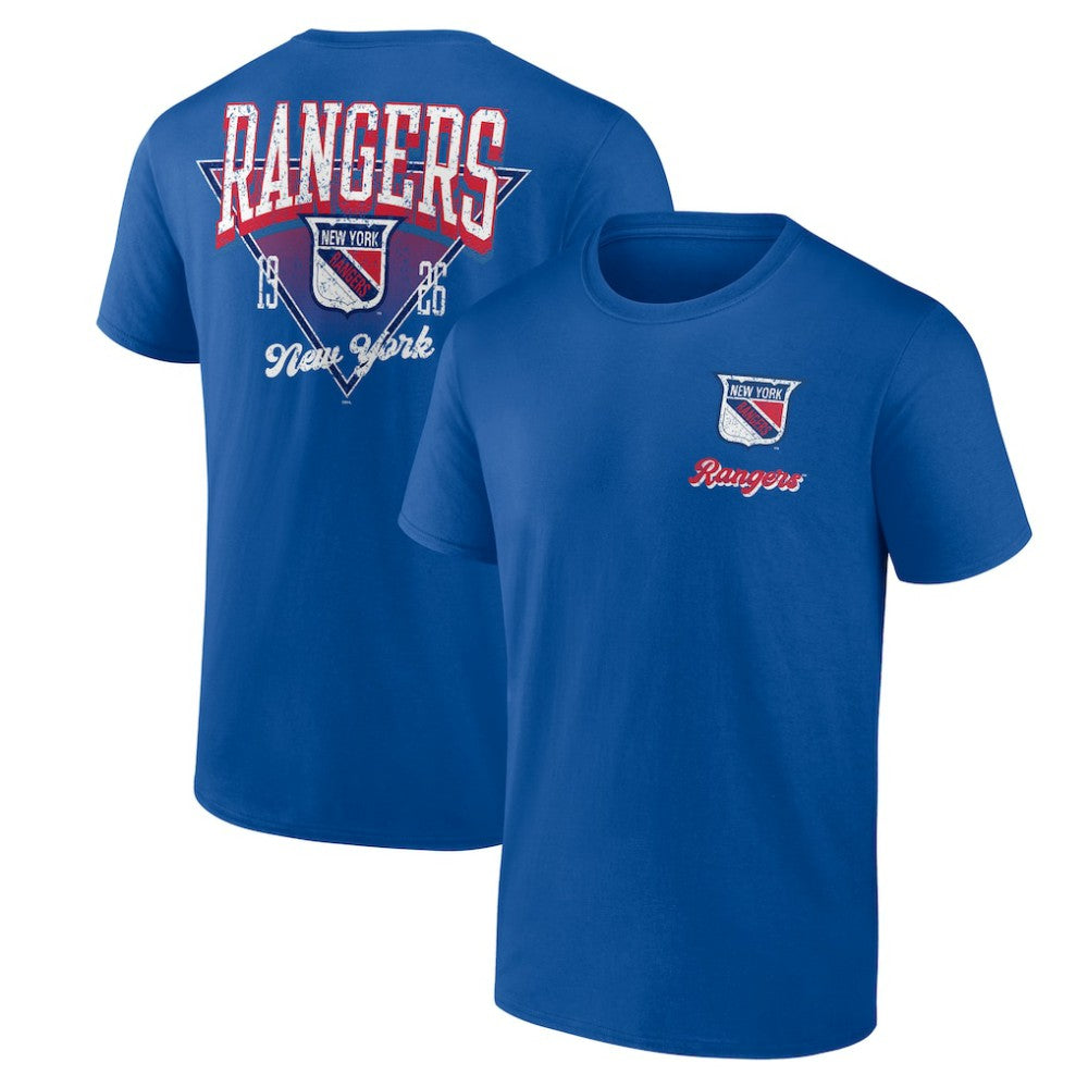 New York Rangers Logo Athletic Never Over T-Shirt Discount