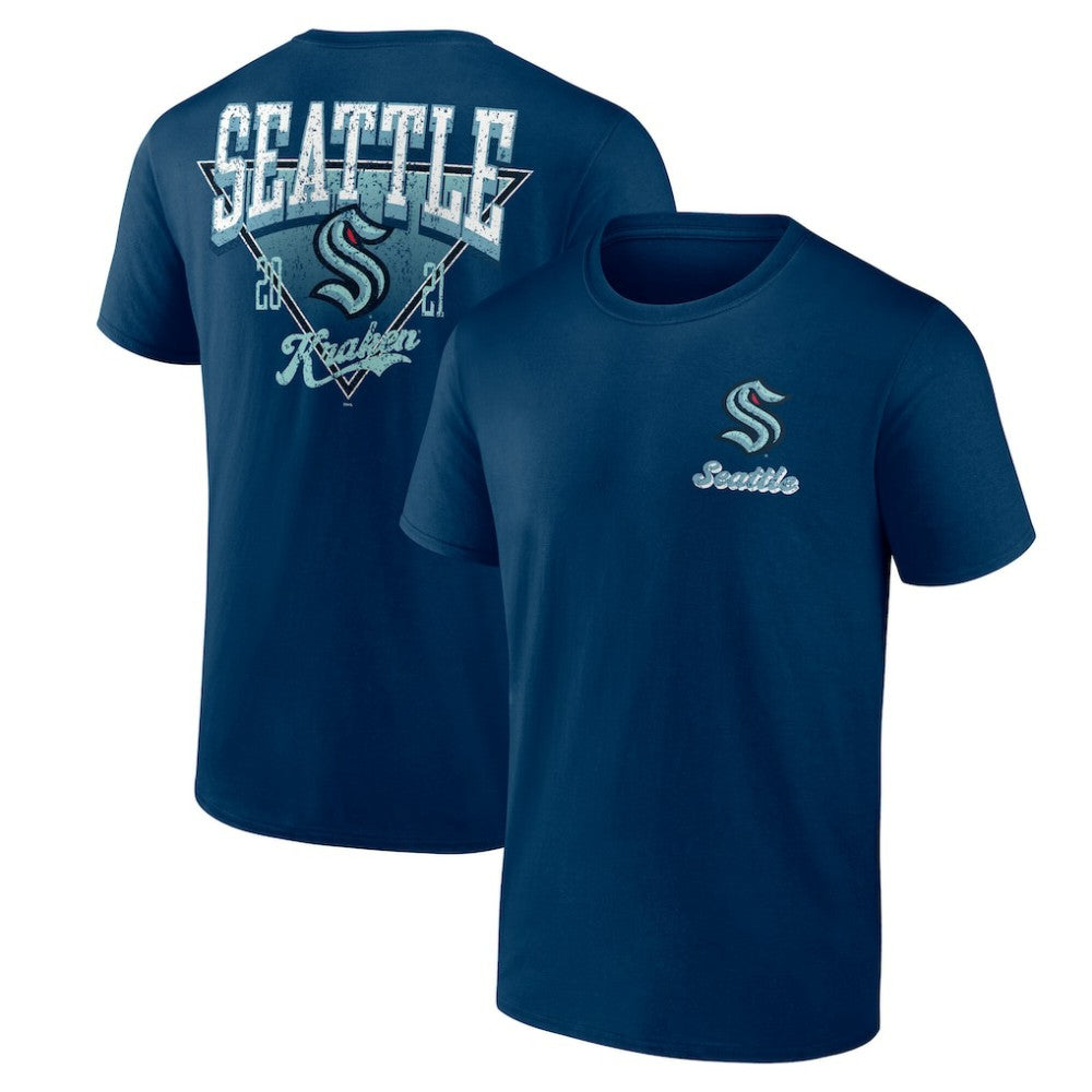 Seattle Kraken Logo Athletic Never Over T-Shirt Outlet