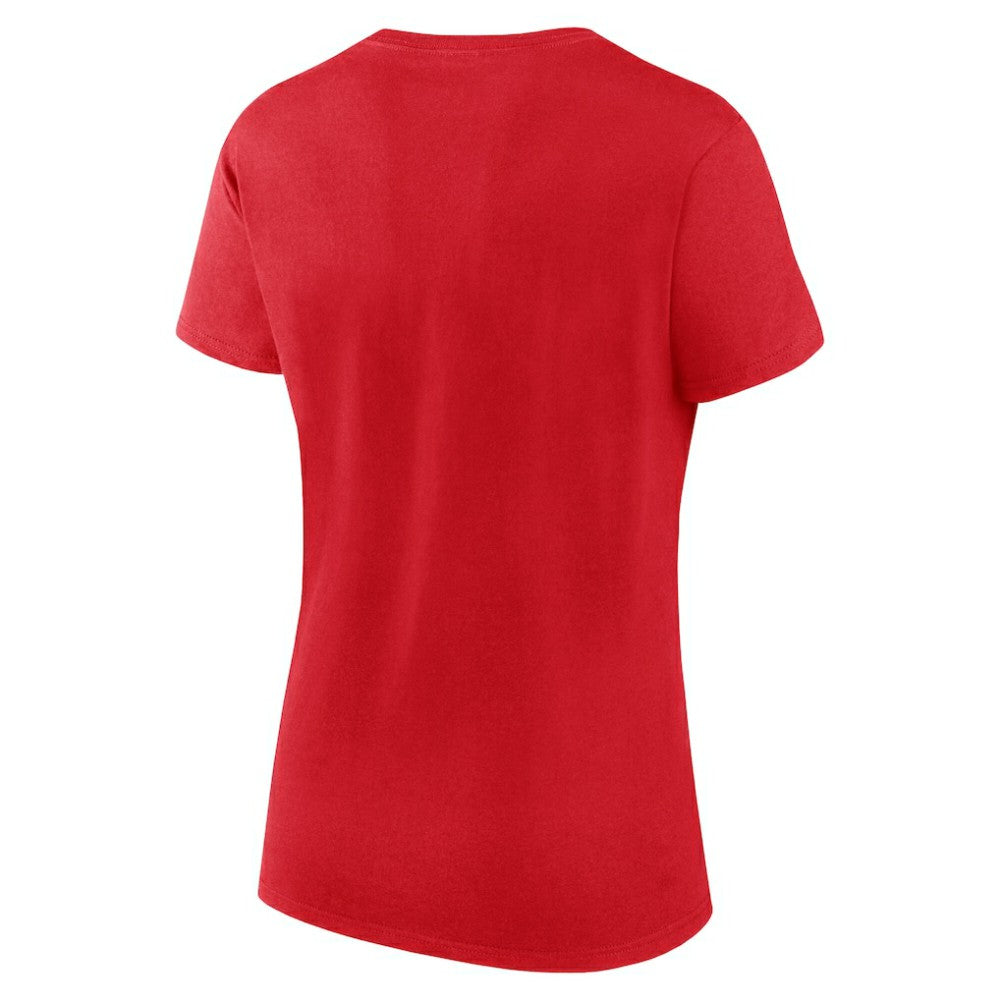 Washington Capitals Logo Athletic Women's Launch Scoop Neck T-Shirt On Sale