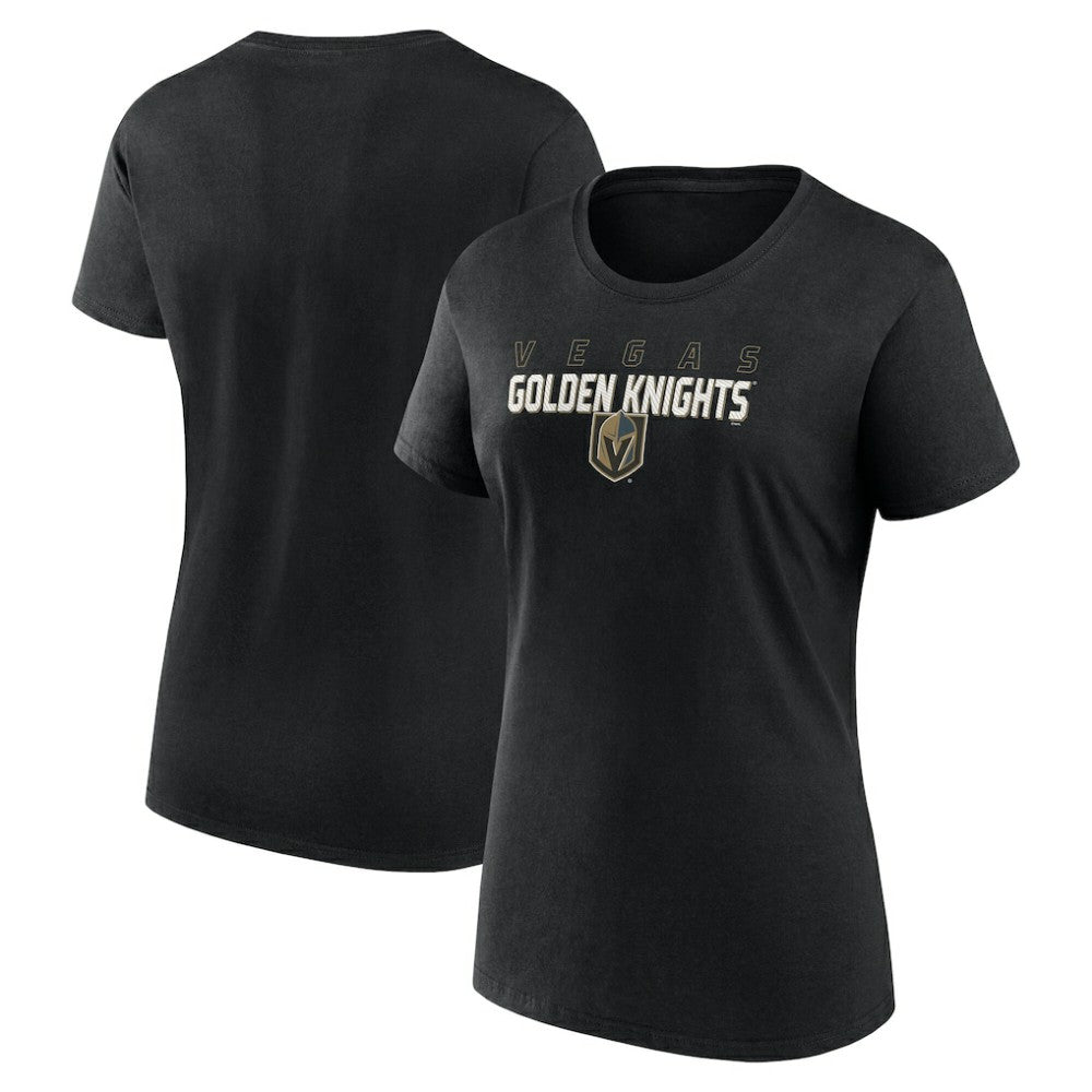 Vegas Golden Knights Logo Athletic Women's Launch Scoop Neck T-Shirt Sale