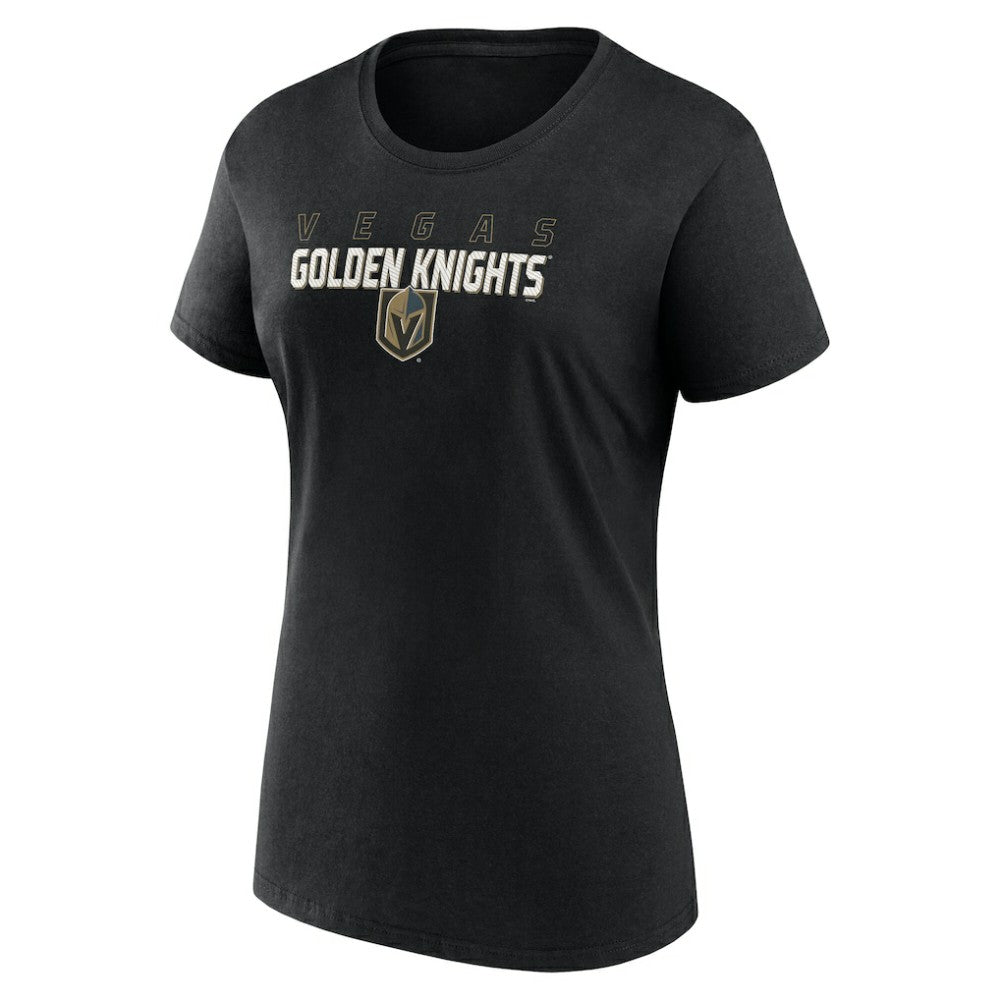 Vegas Golden Knights Logo Athletic Women's Launch Scoop Neck T-Shirt Sale