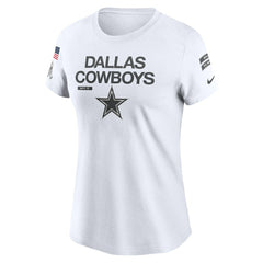 Dallas Cowboys Nike Women's 2024 Salute To Service Legend Performance T-Shirt