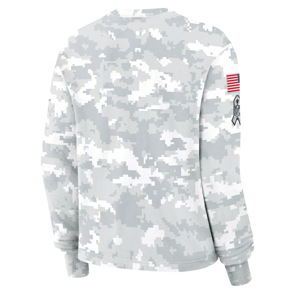 Cleveland Browns Nike Women's 2024 Salute To Service Dri-FIT Long Sleeve T-Shirt