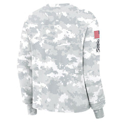 Cleveland Browns Nike Women's 2024 Salute To Service Dri-FIT Long Sleeve T-Shirt