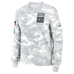 New York Jets Nike Women's 2024 Salute To Service Dri-FIT Long Sleeve T-Shirt