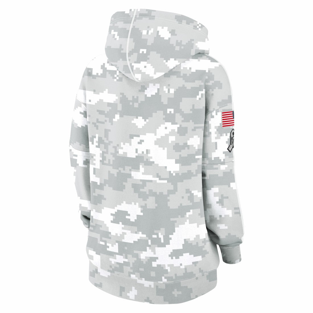 Tennessee Titans Nike Women's 2024 Salute To Service Club Fleece Oversized Pullover Hoodie
