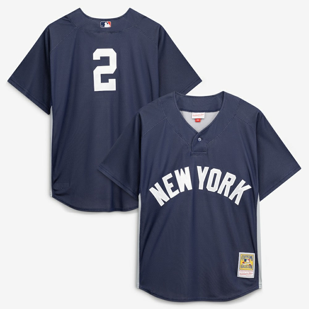 Derek Jeter New York Yankees Mitchell & Ness Authentic Batting Practice Jersey | MLB US