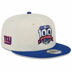 New York Giants New Era 100th Season Two-Tone 9FIFTY Snapback Hat
