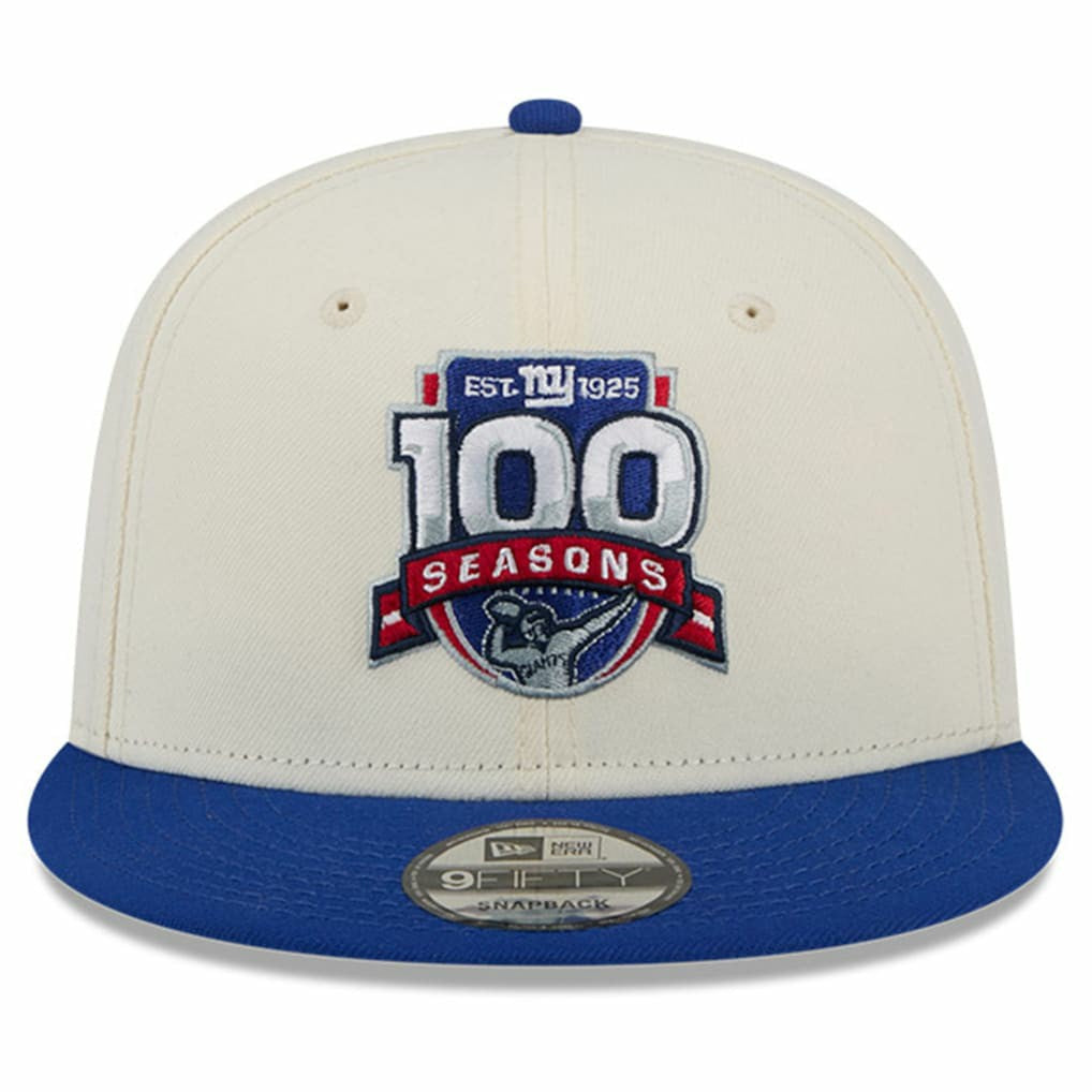 New York Giants New Era 100th Season Two-Tone 9FIFTY Snapback Hat