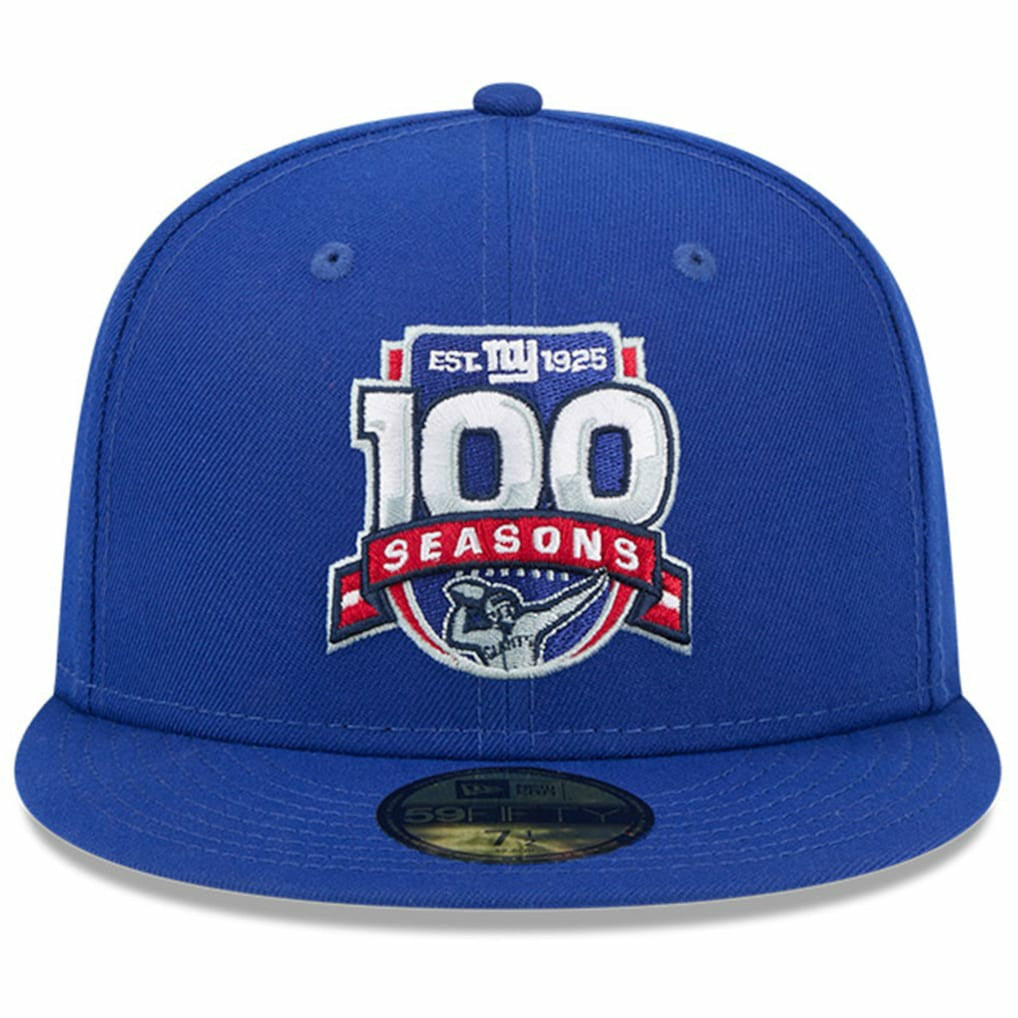 New York Giants New Era 100th Season 59FIFTY Fitted Hat