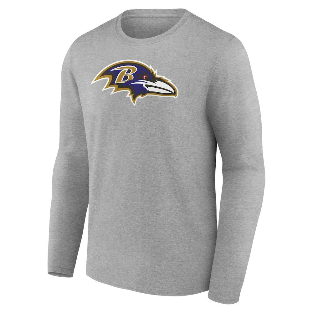 Baltimore Ravens  Lamar Jackson  Icon Player Name & Number Long Sleeve T-Shirt