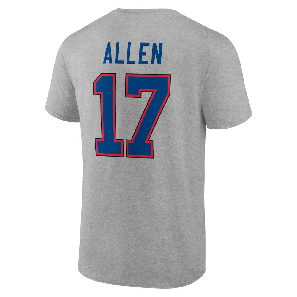 Buffalo Bills  Josh Allen  Icon Player Name & Number T-Shirt