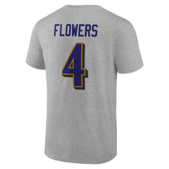 Baltimore Ravens  Zay Flowers  Icon Player Name & Number T-Shirt