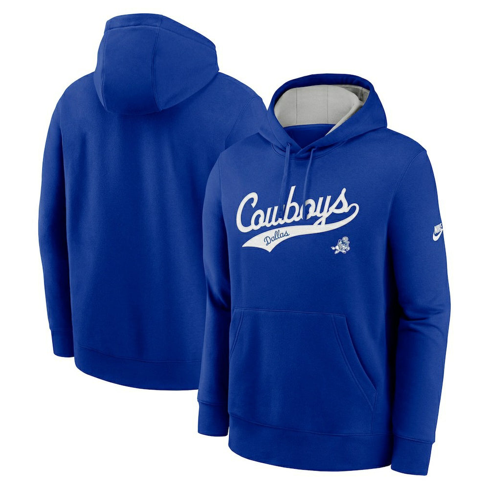 Dallas Cowboys Nike Rewind Club Logo Pullover Hoodie