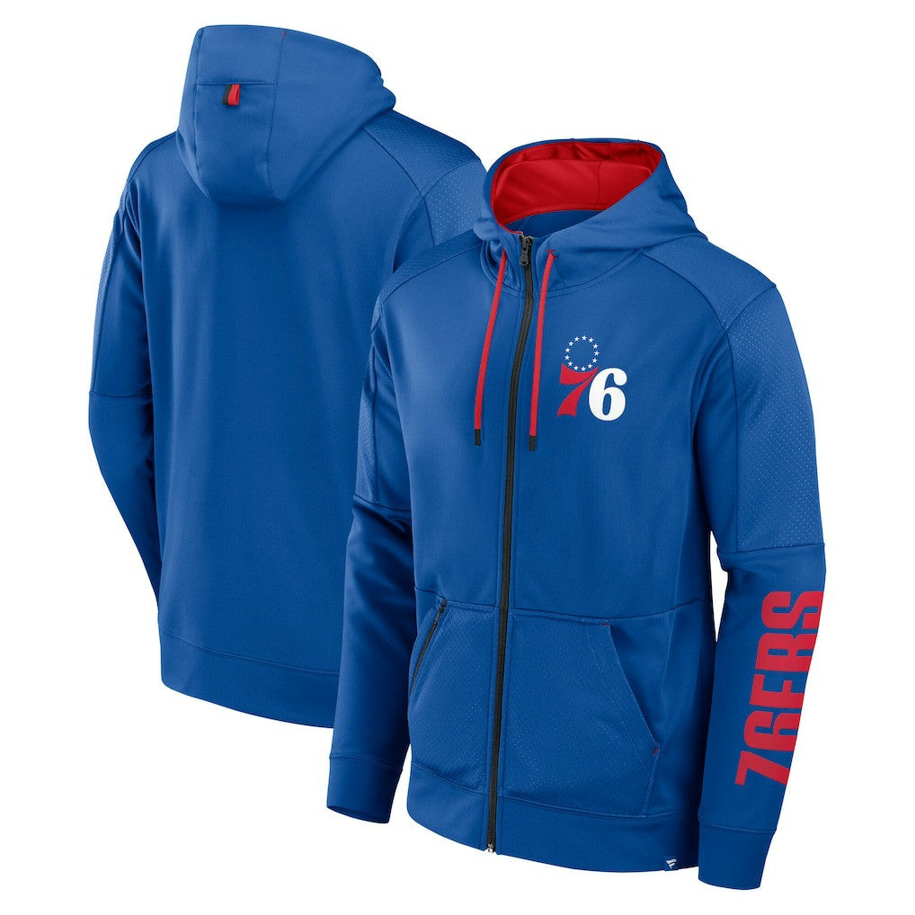 Philadelphia 76ers Baller Defender Performance Full-Zip Hoodie On Sale