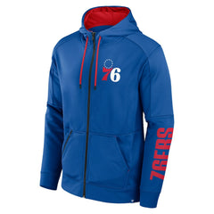Philadelphia 76ers Baller Defender Performance Full-Zip Hoodie On Sale