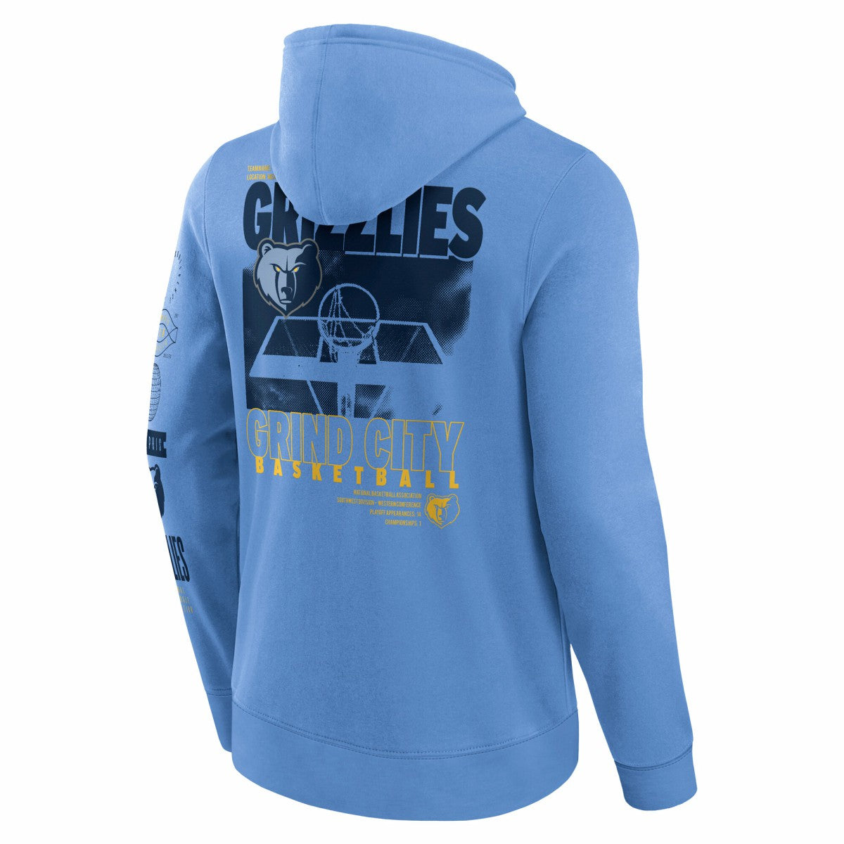 Memphis Grizzlies Game Time Crossover Pullover Hoodie Discount