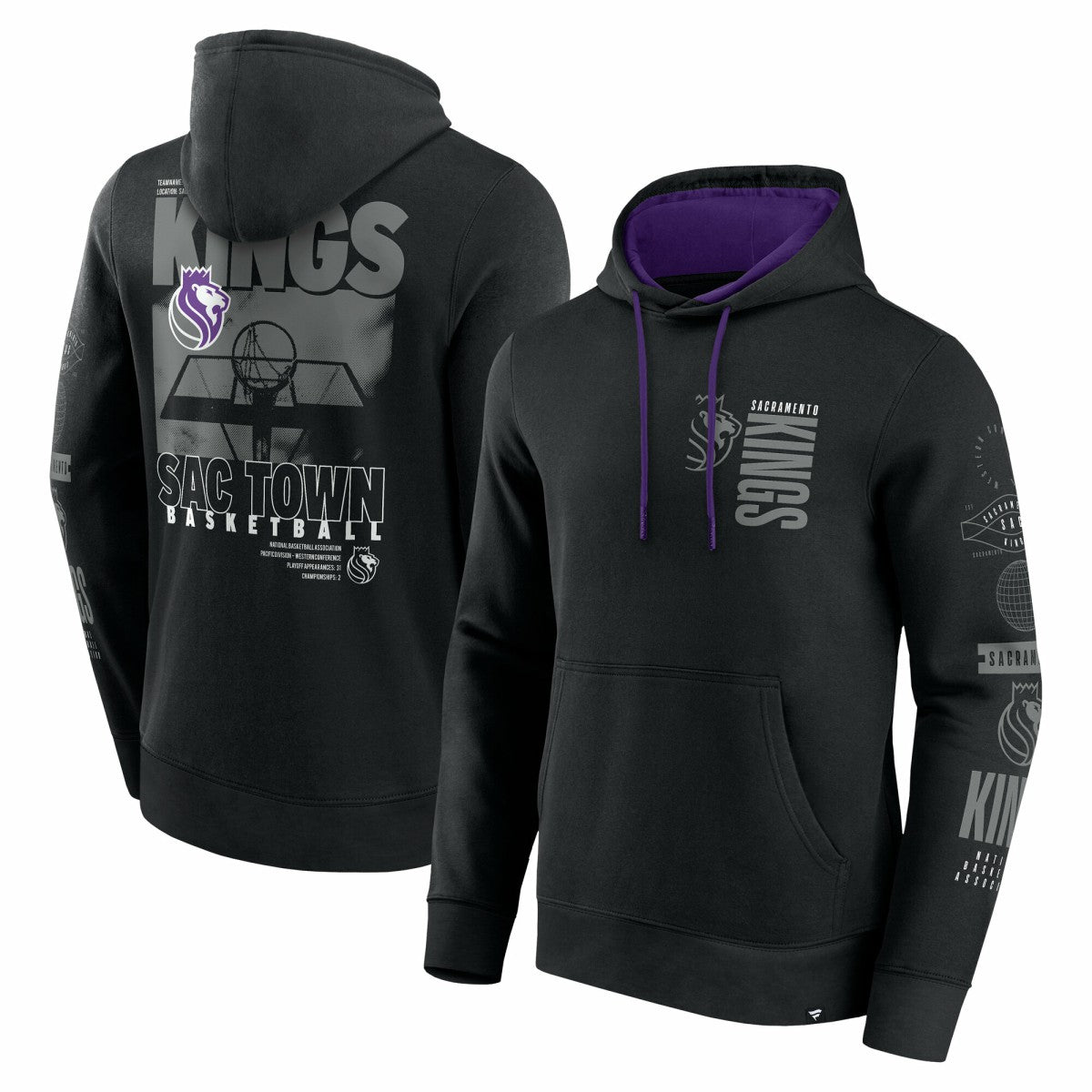 Sacramento Kings Game Time Crossover Pullover Hoodie Online