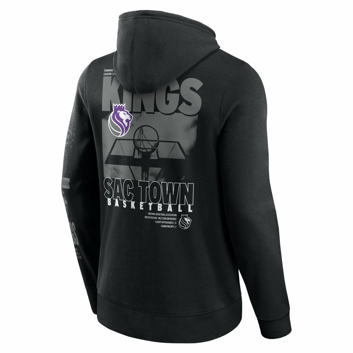 Sacramento Kings Game Time Crossover Pullover Hoodie Online
