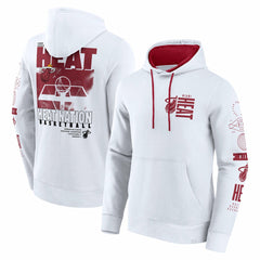 Miami Heat Game Time Crossover Pullover Hoodie New