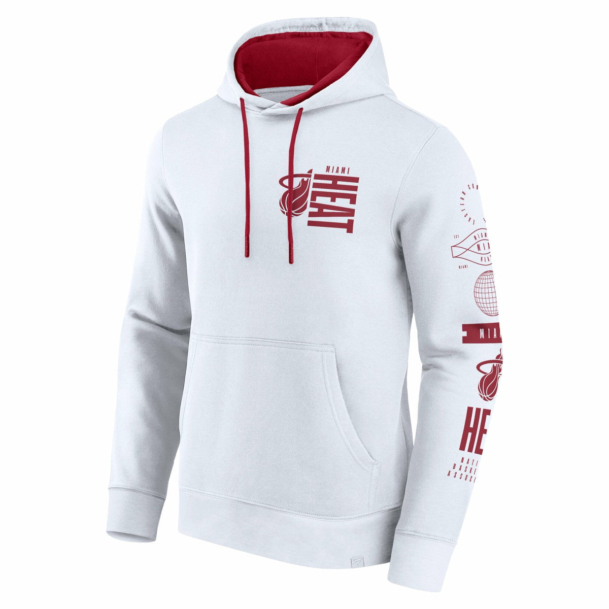 Miami Heat Game Time Crossover Pullover Hoodie New