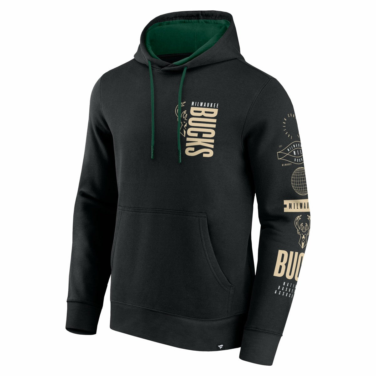 Milwaukee Bucks Game Time Crossover Pullover Hoodie On Sale