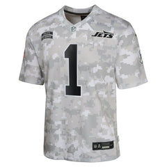 New York Jets Nike Sauce Gardner  Youth 2024 Salute to Service Game Jersey