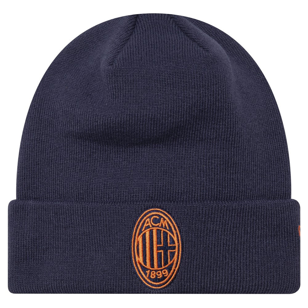 AC Milan New Era Seasonal Cuffed Knit Hat Navy - New Era