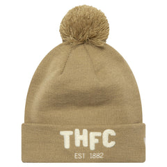 Tottenham Hotspur New Era Boucle Cuffed Knit Hat with Pom Tan - New Era
