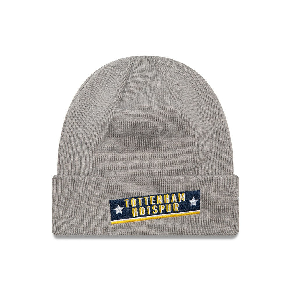 Tottenham Hotspur New Era Graphic Cuffed Knit Hat Gray - New Era