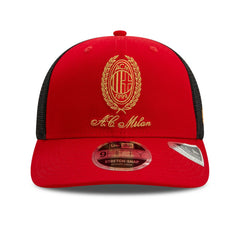 AC Milan New Era Heritage Gold Original Fit 9FIFTY Stretch-Snap Hat Red - New Era