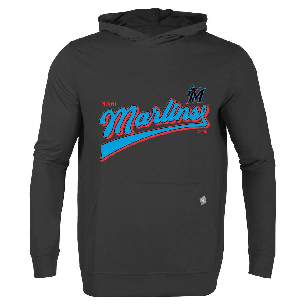 Miami Marlins Levelwear  Relay 2.0 Retro Pullover Hoodie | MLB Discount