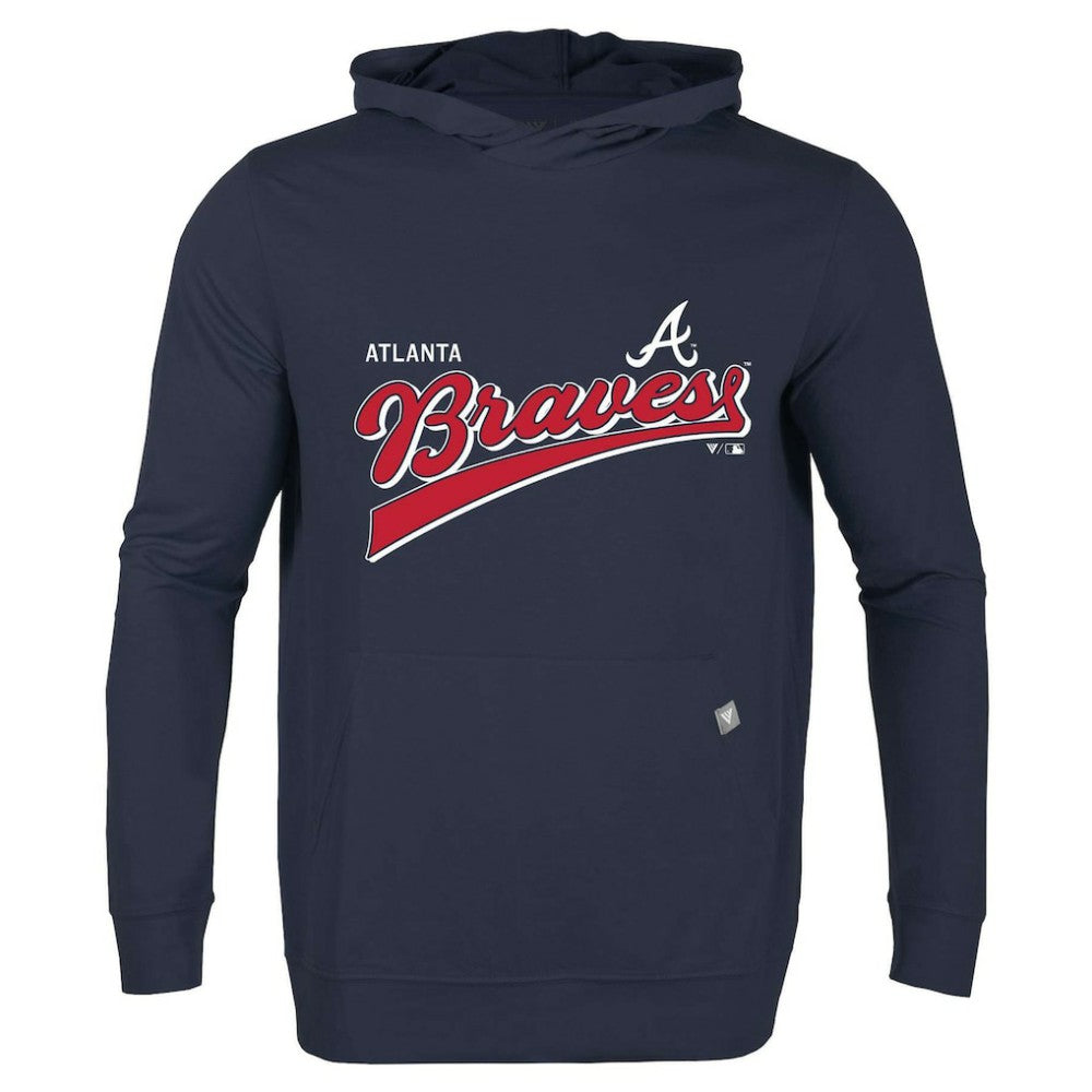 Atlanta Braves Levelwear  Relay 2.0 Retro Pullover Hoodie | MLB Discount