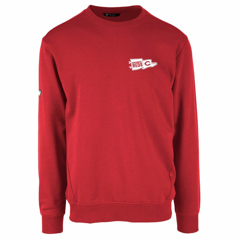 Cincinnati Reds Levelwear  Zane Rafters Pullover Sweatshirt | MLB US