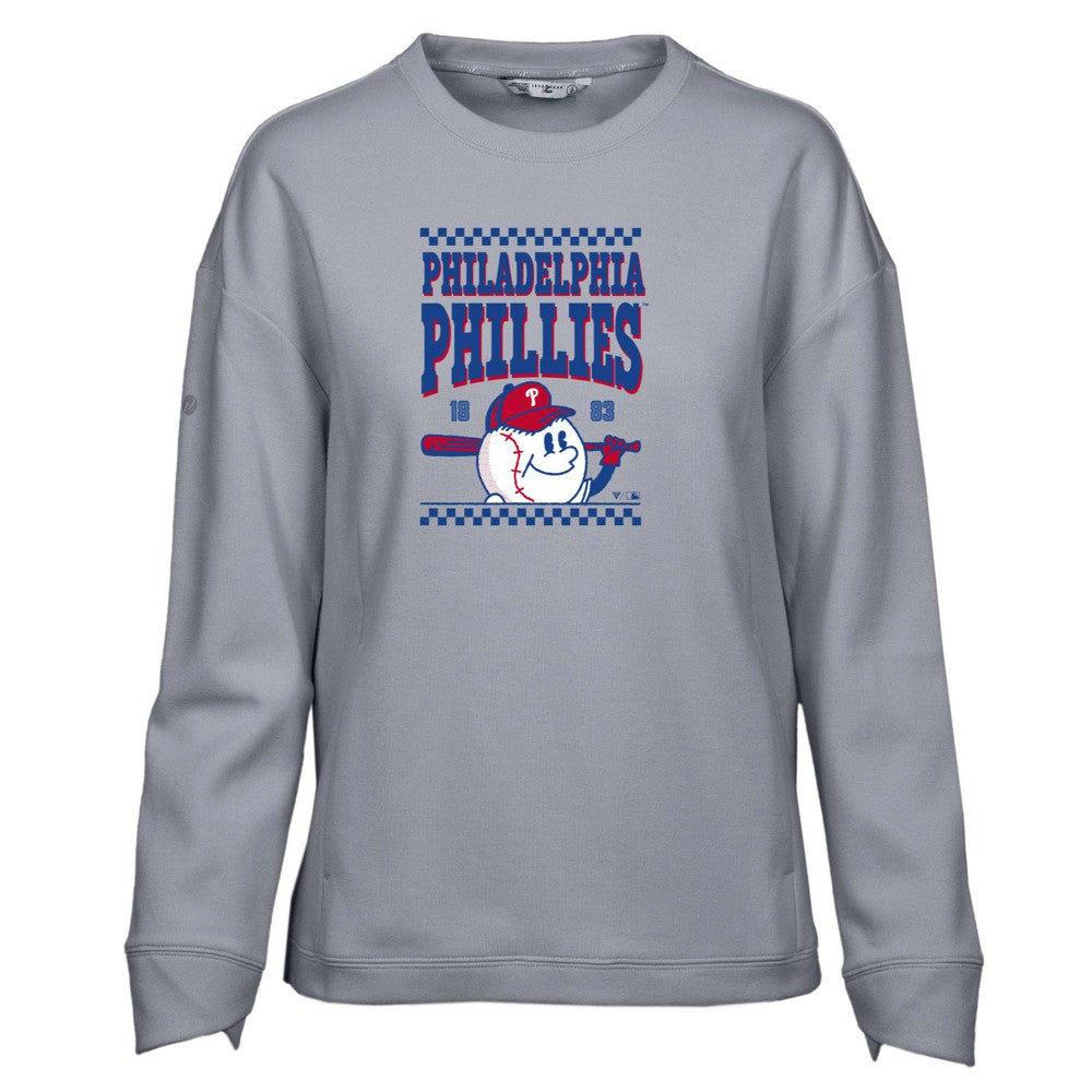 Philadelphia Phillies Levelwear Women's  Fiona Inaugural Pullover Sweatshirt | MLB US