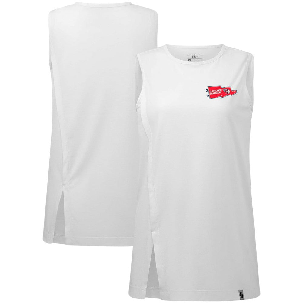 Cleveland Guardians Levelwear Women's  Influx Rafters Tank Top | MLB US