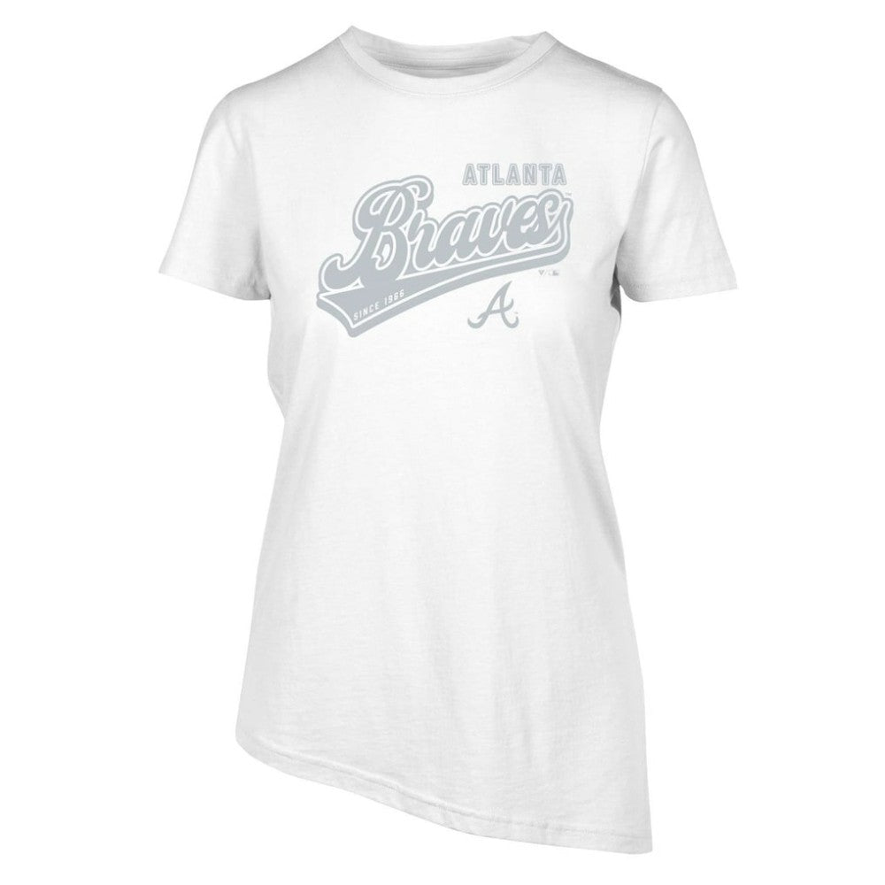 Atlanta Braves Levelwear Women's  Birch Sweep T-Shirt | MLB Shop