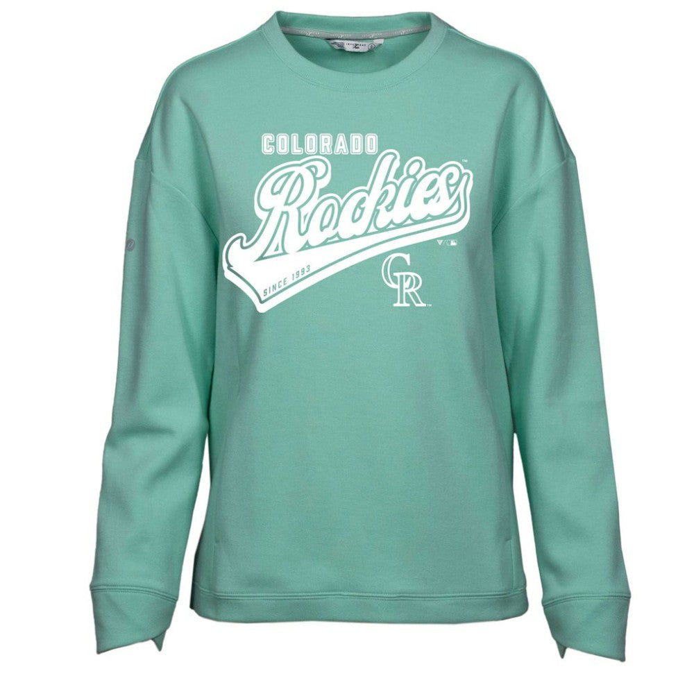 Colorado Rockies Levelwear Women's  Fiona Sweep Pullover Sweatshirt | MLB Online
