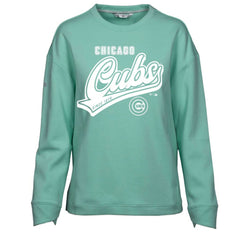 Chicago Cubs Levelwear Women's  Fiona Sweep Pullover Sweatshirt | MLB US