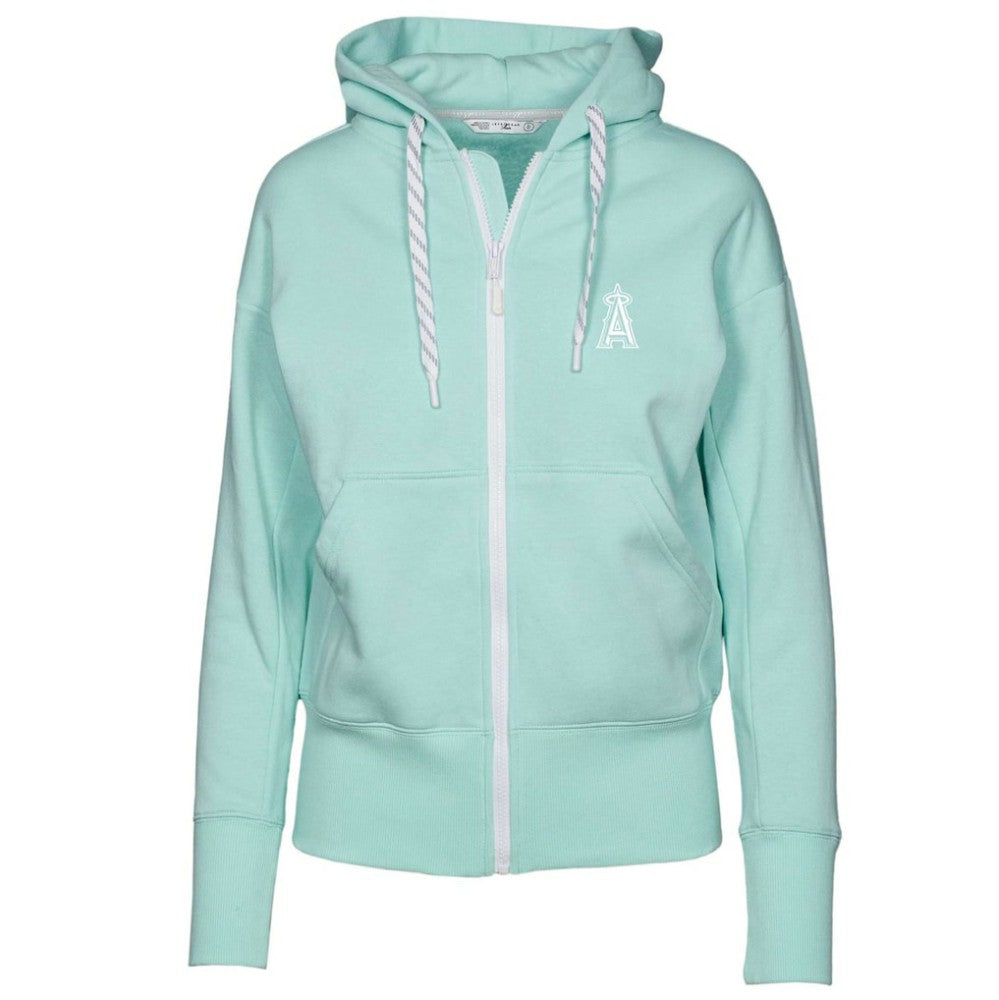 Los Angeles Angels Levelwear Women's  Gardinia Core Full-Zip Hoodie | MLB Shop