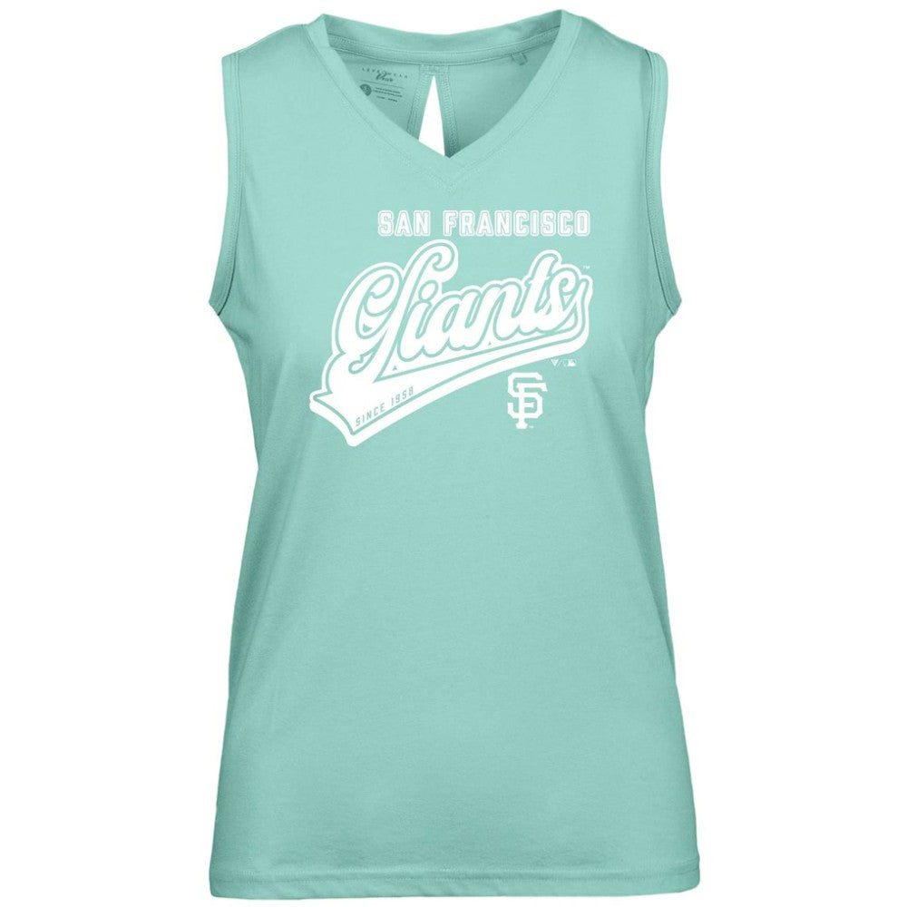 San Francisco Giants Levelwear Women's  Paisley Sweep V-Neck Tank Top | MLB Online
