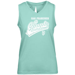 San Francisco Giants Levelwear Women's  Paisley Sweep V-Neck Tank Top | MLB Online