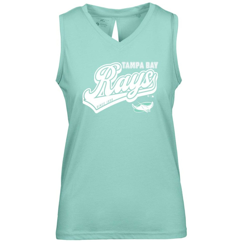 Tampa Bay Rays Levelwear Women's  Paisley Sweep V-Neck Tank Top | MLB For sale