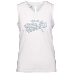 Chicago White Sox Levelwear Women's  Paisley Sweep V-Neck Tank Top | MLB For sale